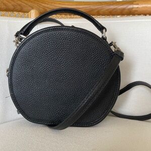 Quince Black Leather Bag